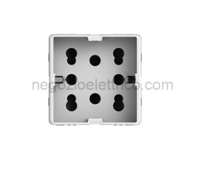 4BOX4B.V14.H21 Presa side per vimar plana
