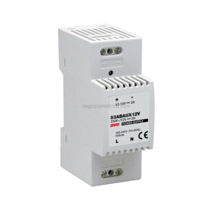 AVE53ABAUX12V alimentatore 12-14vcc 2a 2m din