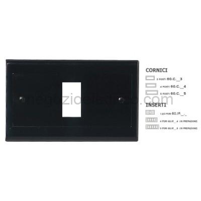 MST60C205 Cornice plastica Nero 5 Posti