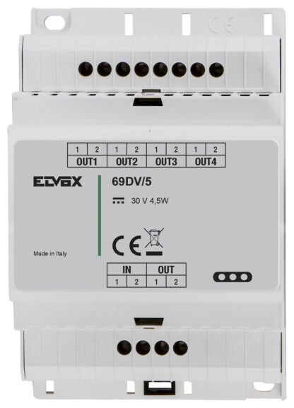 VIW69DV/5 Divisore di montante in 4 linee Cat5