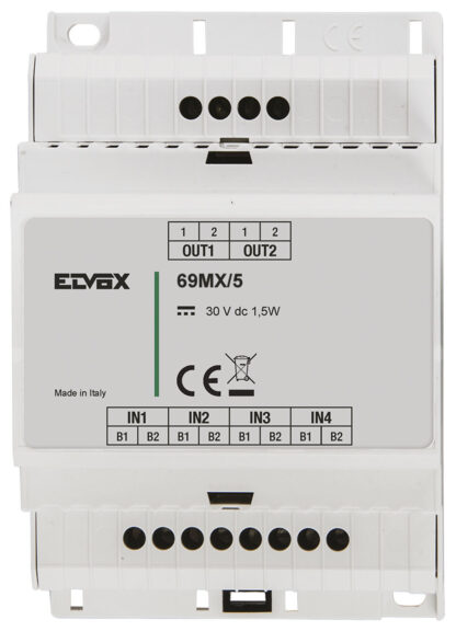 VIW69MX/5 Concentratore 4 targhe parallelo Cat. 5