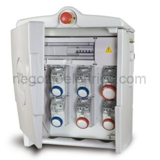 FME74695 Quadro MIDI mors/emerg/6p/2prot/18kW
