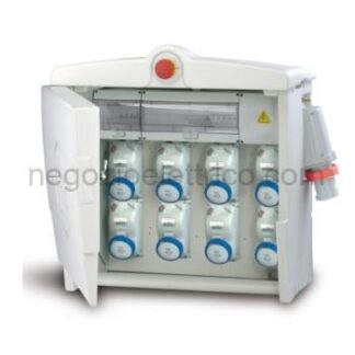 FME74973 Quadro MAXI s.32A/emerg/8p/5prot/18kW