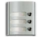 VIW8003 Modulo con 3 tasti grigio luce