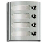 VIW8004 Modulo con 4 tasti grigio luce