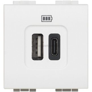 BTIN4287C2 LL - caricatore USB tipo A-C bianco