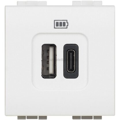 BTIN4287C2 LL - caricatore USB tipo A-C bianco