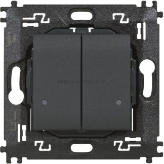 BTIL4003DCW LL - Comando doppio luci wireless antracite