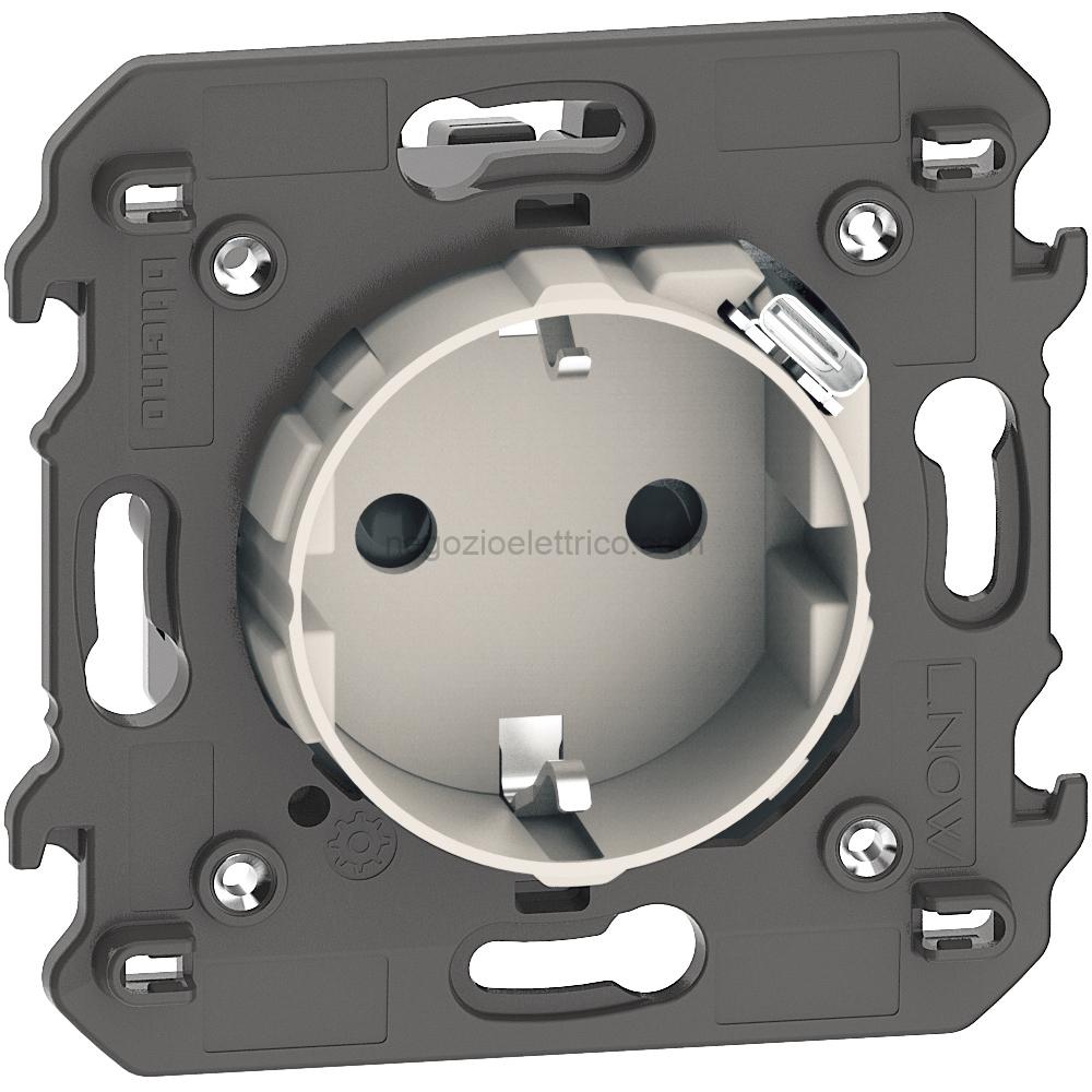 BTIKM4141USB L.NOW-schuko + USB type C 1,5A sabbia