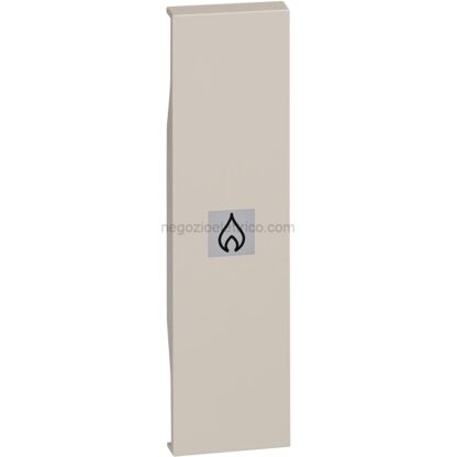 BTIKM01PN L.NOW - cover comando riscald. 1 mod sabbia