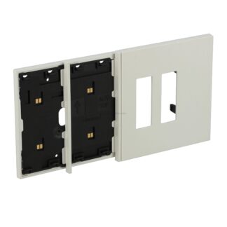 BTIKW8104M02 L.NOW - frame 4M bianco mostr doppia presa