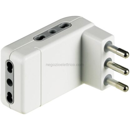 BTIS3606DE kit - adattat.Corner 3 bipasso sp 16A bco