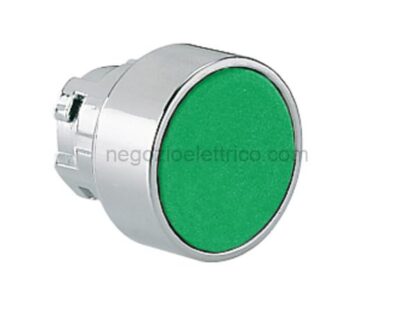 LOV8LM2TB103 pulsante met. rasato verde