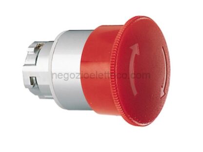 LOV8LM2TB6344 pulsante met.fungo 40mm rosso sb. rotaz.