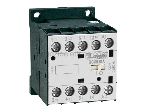 LOV11BG0910A230 contattore 3p+1no 9a ac3
