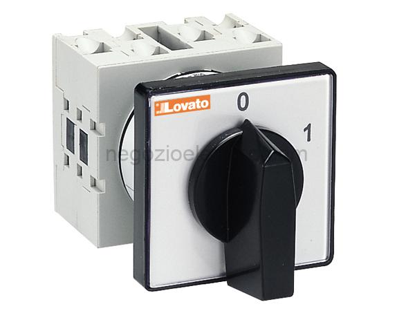 LOVGX2090U interruttore. 1p 20a mont. front. 48x48