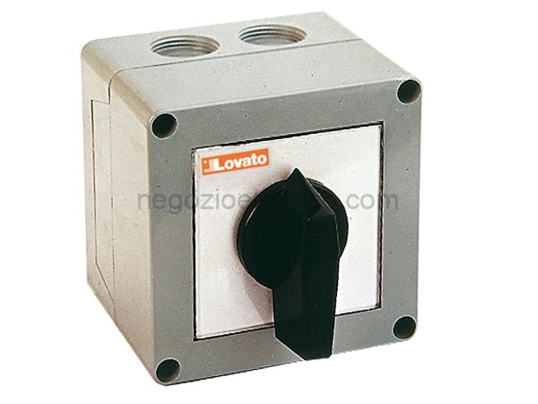 LOVGX2092P interruttore 4p 20a cass. plastica 90x90