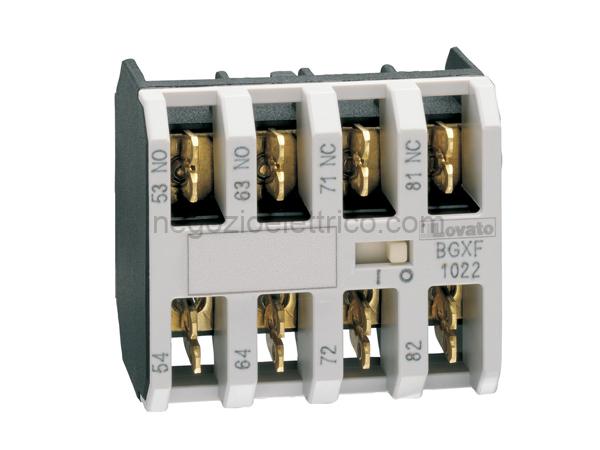 LOV11BGXF1031 contatti aux 3no+1nc attacchi faston