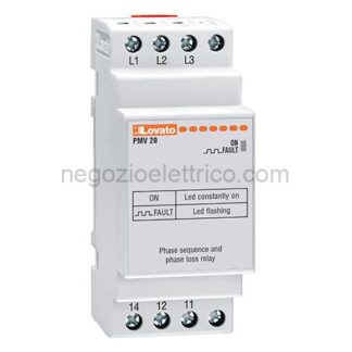 LOVPMV20A240 rele' contr. man. e seq. fasi 100/240v