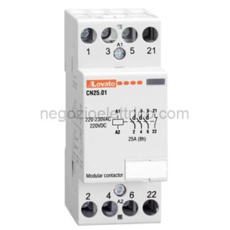LOVCN2501220 contattore mod.2m 25a ac1 3p+nc 220/230v