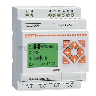 LOVLRD12RA024 rele' programmabile 8i/4o 24vac