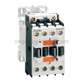 LOVBF1210D220 contattore 3p+1no 12a ac3