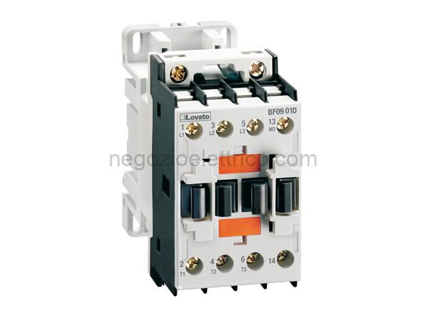 LOVBF1210L024 contattore 3p+1n0 12a ac3 basso consumo