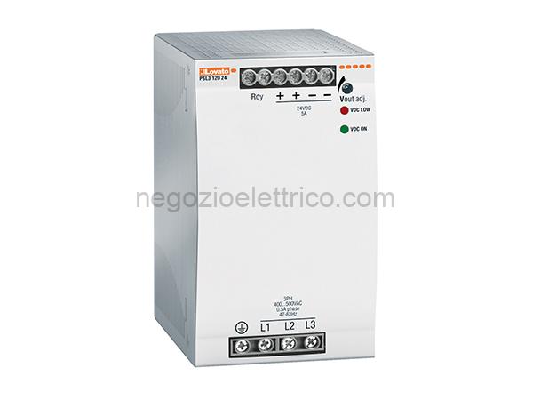 LOVPSL312024 alimentat. 400-500vac 3ph out 24vdc 120w