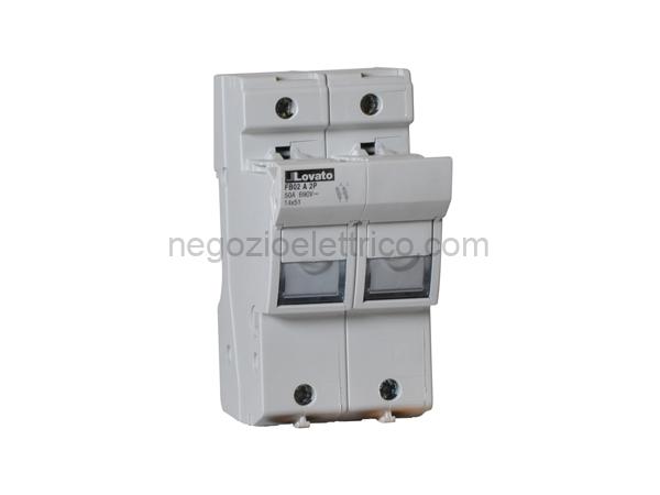 LOVFB02A2P portafusibili sezionabili 2p 14x51