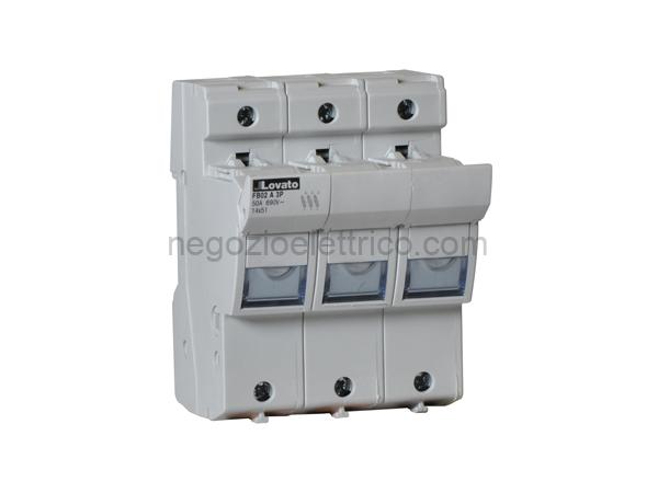 LOVFB02A3P portafusibili sezionabili 3p 14x51