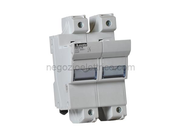 LOVFB03A1N portafusibili sezionabili 1p+n 22x58