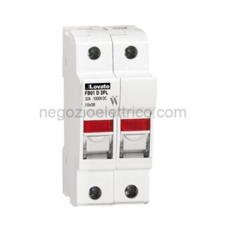 LOVFB01D2PL portafus. sez.2p 10x38 1000v dc con ind.