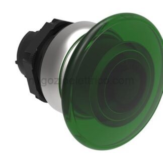 LOVLPCBL6143 pulsante fungo 40mm verde luminoso