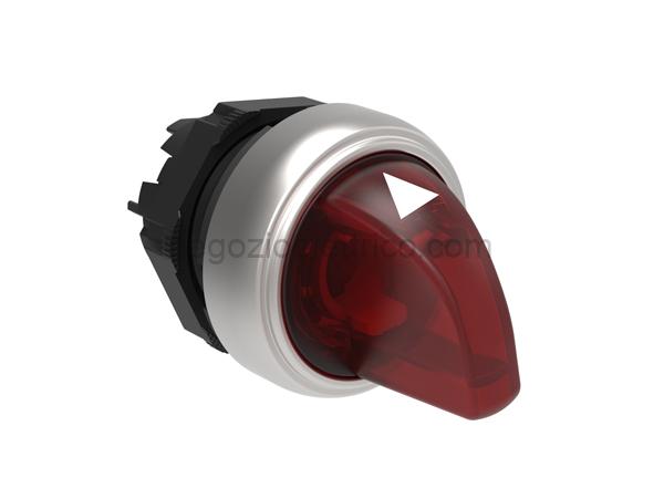 LOVLPCSL1334 selettore luminoso rosso 1-0-2