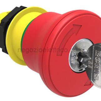 LOVLPCB6844 puls.fungo 40mm rosso sg.chiave iso13850
