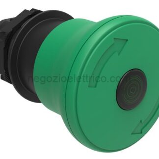 LOVLPCBL6643 pulsante fungo 40mm verde lumin.sg.rotaz