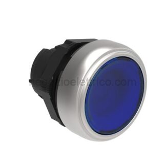 LOVLPCQL106 pulsante passo-passo rasato lum. blu