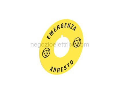 LOVLPXAU114 disco plast. 60mm emergenza-arresto
