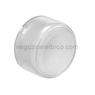 LOVLPXAU148 cappuccio bianco pulsante sporgente