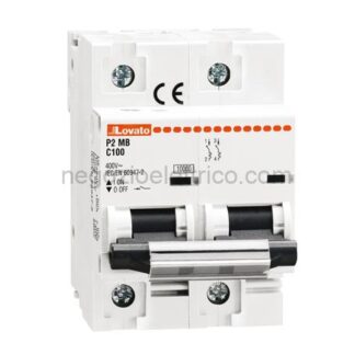 LOVP2MB2PC100 interrutt. magnetotermico 2p c 100a 10ka