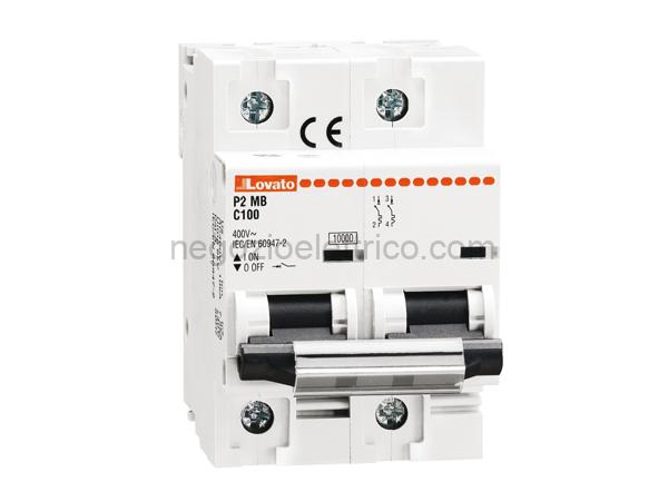 LOVP2MB2PC125 interrutt. magnetotermico 2p c 125a 10ka