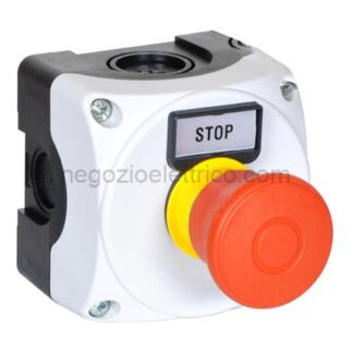 LOVLPZP1B801 pulsantiera grigia+fungo traz.iso13850