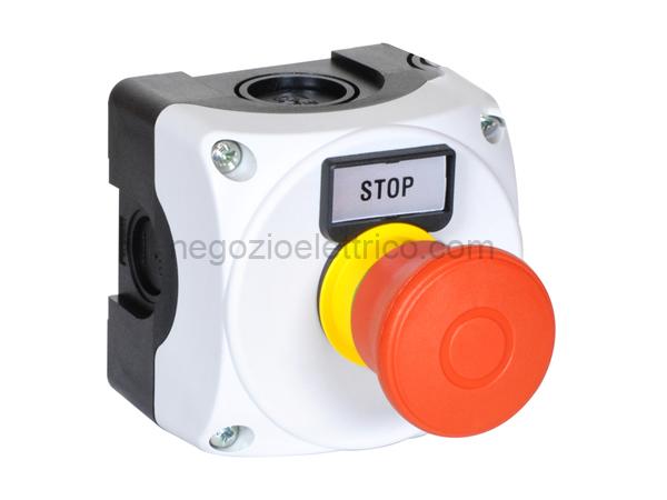 LOVLPZP1B801 pulsantiera grigia+fungo traz.iso13850