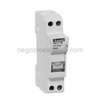 LOVFB01F1M portafusibili sezion. 1p+n 10x38 1 mod.