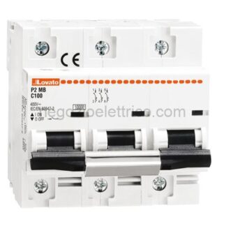 LOVP2MB3PD100 interrutt. magnetotermico 3p d 100a 10ka