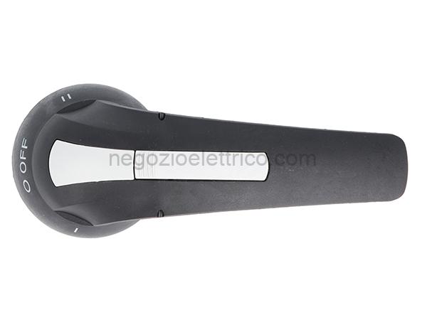 LOVGEX62NC maniglia bloccoporta nera i-0-ii