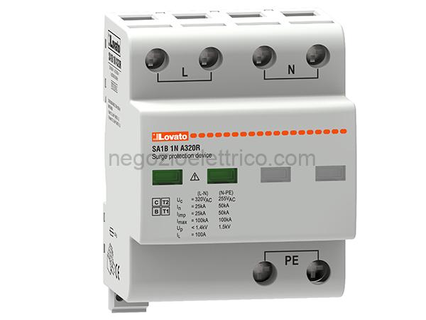 LOVSA1B1NA320R scaricatore di sovrat. tipo 1-2 1p+n