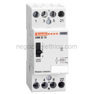 LOVCNM3210024 contattore mod. 2m 32a ac1 4p 24v man