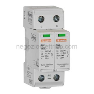 LOVSG22PA300 scaricatore di sovrat. tipo 2 2p