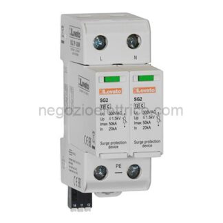 LOVSG22PA300R scaricatore di sovrat. tipo 2 2p +r.c.